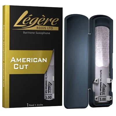 Légère Reeds - Baritone Saxophone Reed, American Cut, Strength 3.00 (BSA3.00) -