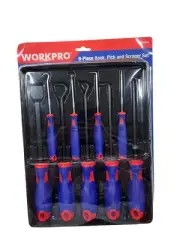 WORKPRO 9-Piece Hook,Pick And Scraper Set