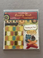 Create Your Own Greeting Cards Kit, 23 Pieces & Makes 3 Cards/Envelopes~6+, New!