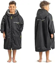 Osprey Kids Waterproof Changing Robe, Windproof Children Swim Robe, 3/4 Sleeves for Beach, Swimming and Surfing, Multiple Colours
