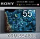 Sony BRAVIA 55吋 4K HDR OLED Google TV顯示器 XRM-55A80L