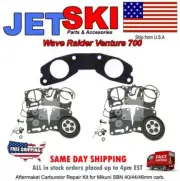 Yamaha Dual Mikuni Carburetor Rebuild Kit & Base Gasket Wave Raider Venture 700