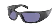 Prada PR A19S 1BO40G Men's Sunglasses Black Size 60
