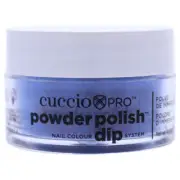 Pro Powder Polish Nail Colour Dip System - Purple With Red Glitter by Cuccio ...