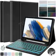 For Samsung Galaxy Tab A8 10.5" in Bluetooth Keyboard Case Cover with Pen Holder
