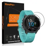 [2 PACK] Garmin Forerunner 245 Music Tempered Glass Screen Protector Guard