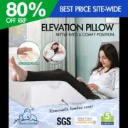 STARRY EUCALYPT Memory Foam Leg Elevation Pillow Wedge Back Rest Cushion Bamboo