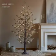 Pre Lit Faux Noway Christmas Pine Tree Lights 6FT 126 Warm White LED for Indoor