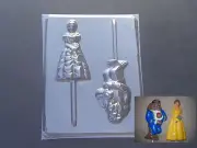 Belle Princess Beauty Beast Lollipop Chocolate Candy Soap Crayon Mold
