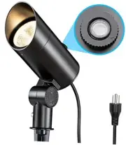 30W Spot Lights Outdoor 120V Dusk to Dawn Outdoor LED Spotlight Plug in with