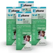Zylkene Anxiety & Behaviour Capsules 225mg (120 caps) | Pet Supplement | For Dogs/Cats