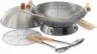 Norpro 10-Piece Wok Set, Silver, 14 inch