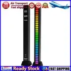 LF# Rechargeable APP Sound Control Light RGB 32LED Pickup Lamp Bar(Black