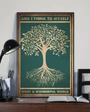 And I Think to Myself What a Wonderful World Tree of Life Yoga Poster