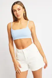 Blue Bralette Supersoft - Size M, Women's Bralette