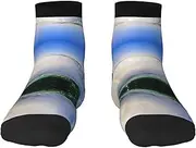 [JBYJBX] Waterfall And Rainbow Print Adult Socks Womens Mens Workout Thermal Cozy All-Season Gift Holiday Articles Use
