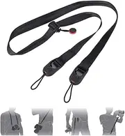 Quick Release DSLR Nylon Camera Sling Shoulder Strap Adjustable Compatible with Video Camcorder, Binoculars and Nikon/Canon/Sony/Pentax/Minolta/Panasonic/Olympus/Kodak/SLR/Digital Cameras