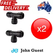 JOHN GUEST Speed Fit | 12mm TEE Connector 2 Pack - Caravan Plumbing