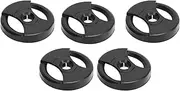 Plastic Black Gramophone Record ADAPTERS - 5PCS Turntable 45RPM Phonograph Accessories for