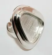 Ring - Lipped Square - Semi-Adjustable Teardrop