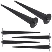 6 Pcs Solar Lamp Holder Light Ground Stakes Lights Spikes for Outdoor