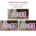 Portable Thermometer Desk LED Digital Clock Alarm Clocks Alarm Clock