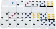 Pcs Colorful Domino Blocks Set for Adults Boys and Girls Interactive Dominoes Game Toys