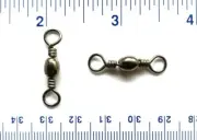 100 GT Super Strong Black Barrel Fishing Swivels Size 2 (100# Test)