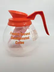 Decaf Coffee Pot Decanter Glass