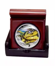 2025 Deadly & Dangerous Tiger Snake 1oz Silver Proof Coin In Hand