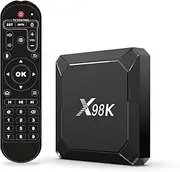 Android TV Box 13.0, X98K Android Box RK3528 with 4GB RAM 32GB ROM Bluetooth 5.0 and 3 USB Ports WiFi 6 8K Resolution HD Support 2.4GHz/5GHz WiFi 6 Android 13 Box for Smart TV 2024