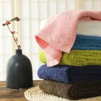 在飛比找Yahoo!奇摩拍賣優惠-浴巾 AIR KAOL淺野日本高端進口純棉白色浴巾加長吸水速