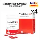 4x Viartril-S 500Mg 90 Capsules For Joint Pain - FAST SHIP