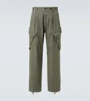 [C.P. Company] C.P. Company Cotton gabardine cargo pants UK 30 green
