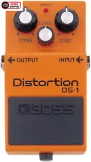 BOSS DS-1 Distortion Pedal, Classic Tones for All Types of Music, the Benchmark