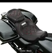 Motorcycle seat, Fits Harley Davidson.