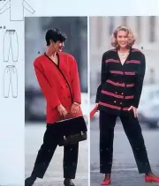 * 4698 Burda Misses Jacket Pants PATTERN sz 10-20 UNCUT