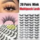 Wispies Fluffies False Eyelashes Thick Long Eyelashes Extension 3D Mink Lash