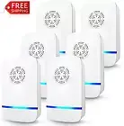 6 PCS Ultrasonic Pest Control Repeller, Mouse Traps Indoor for Home Mosquito Rep