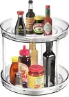 9 Inch Lazy Susan Turntable Organizer Cabinet Food Storage Container for Kitchen