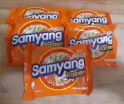 5CT: SAMYANG KOREAN KMJ HALAL RAMEN Instant Noodle Soup spice 4.23z chinese like
