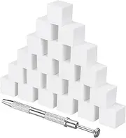 AUTSUPPL Nail Art Sponge Set 51pcs Manicure Sponges Metal Grabber for Nail Art Fade Blending