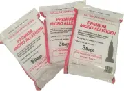 Hoover Type Y Vacuum Cleaner Disposable Bag ~ 9 White Micro Allergen Bags f
