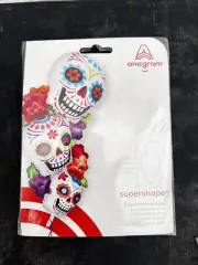 Anagram Supershape 38” Skulls Decorative Ballon