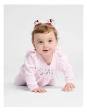 [Peter Rabbit] Velour Coverall in Pink