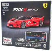 Maisto 1/41 Scale 82650F - Ferrari FXXK Evo Bluetooth App Control Car - Red