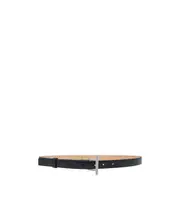 Alexander McQueen T-Bar Embellished Buckle Belt 90,80,95,85,75 Black