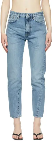 Totême High-Rise Cropped Jeans 25/30,26/30,25/32,26/32,27/32,27,28,28/30,27/30 Blue