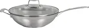 Scanpan Impact Covered Wok, 32 cm,Silver