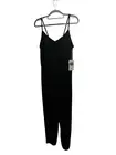 Vuori Women’s Lux Jogger Jumpsuit Built In Bra Black Size Medium New $108